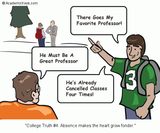 college funny cartoon